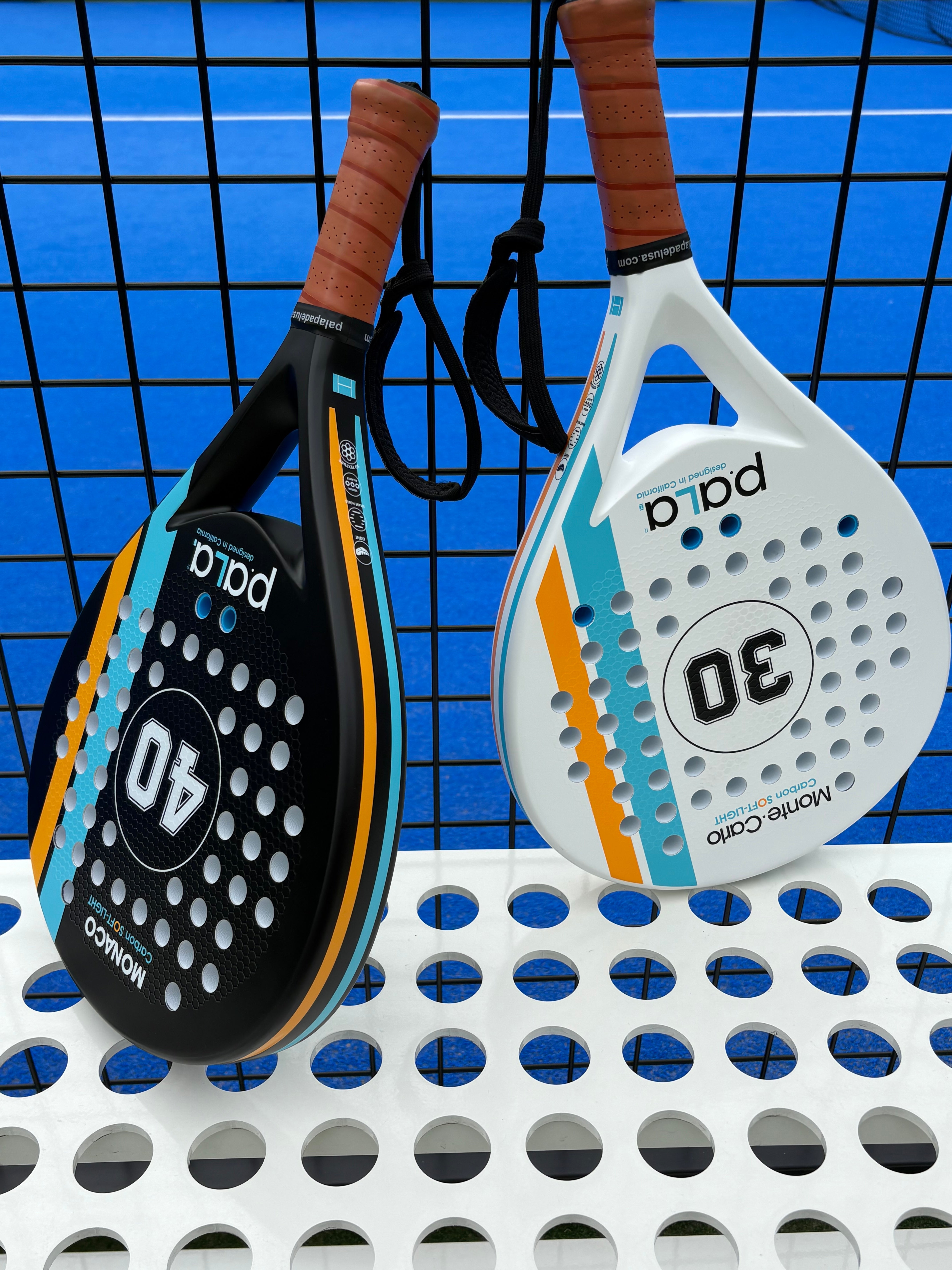 Padel Racket Set – 2 Carbon Fiber Padel Rackets + Premium Padel Bag | P.ala USA