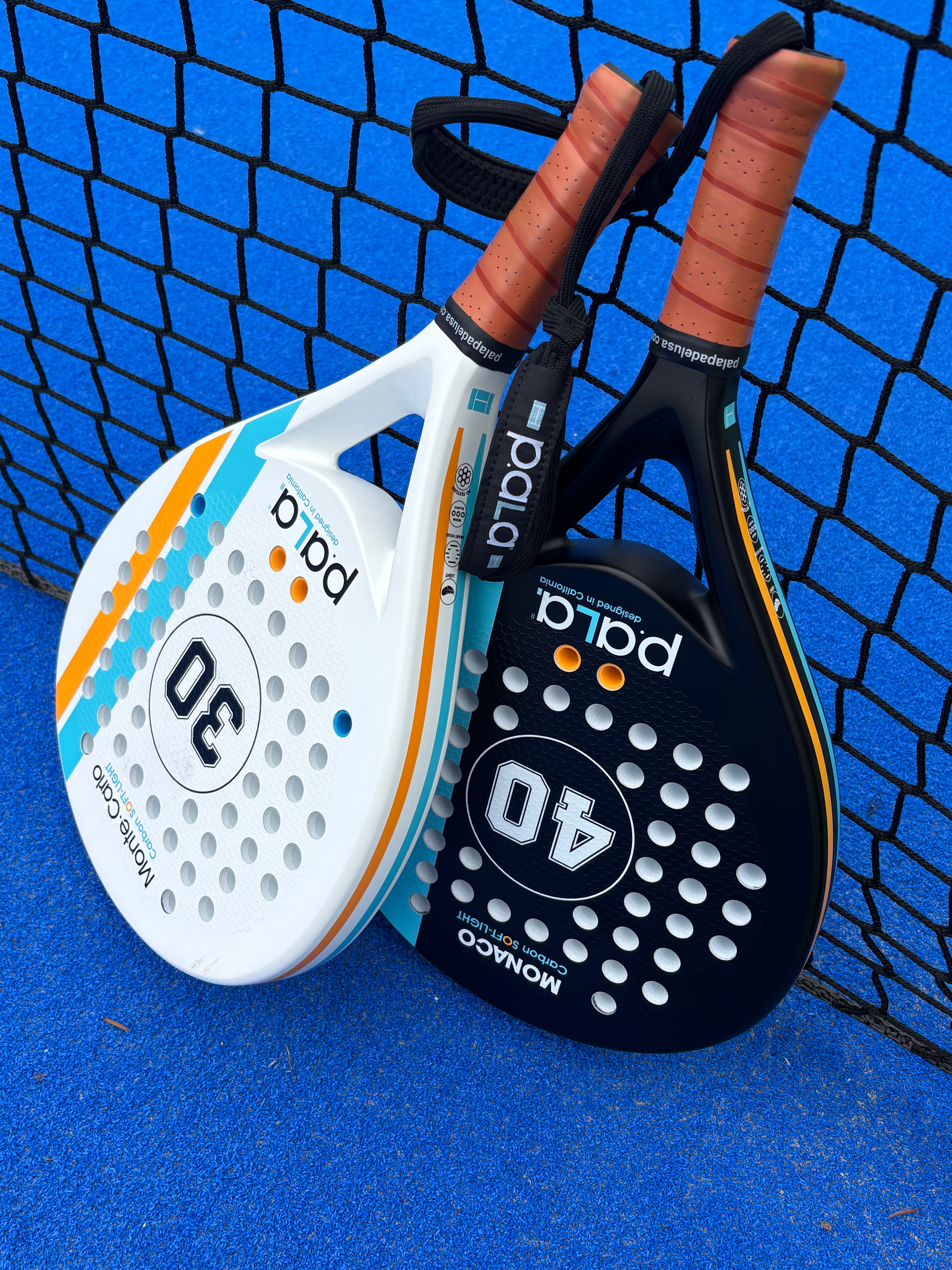 Padel Racket Set – 2 Carbon Fiber Padel Rackets + Premium Padel Bag | P.ala USA