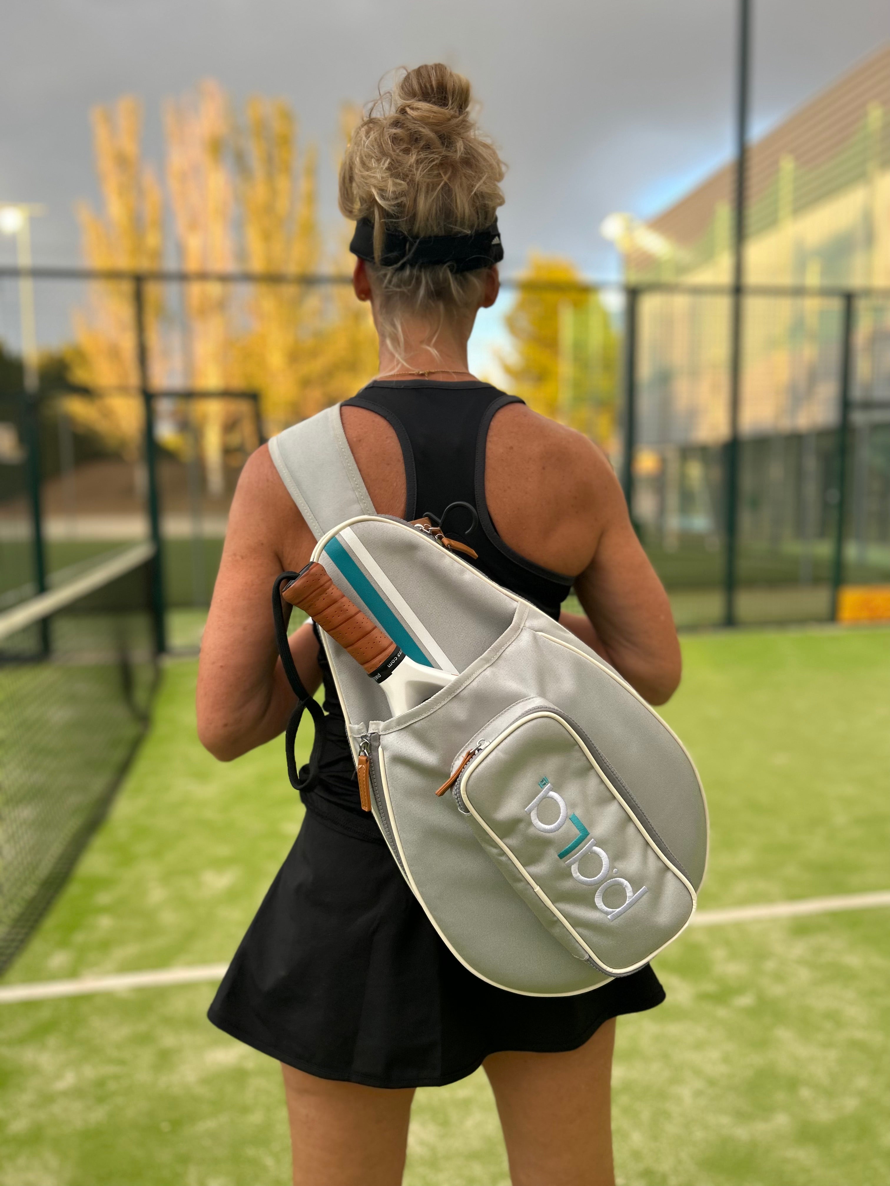 GREY PADEL BAG RACKET