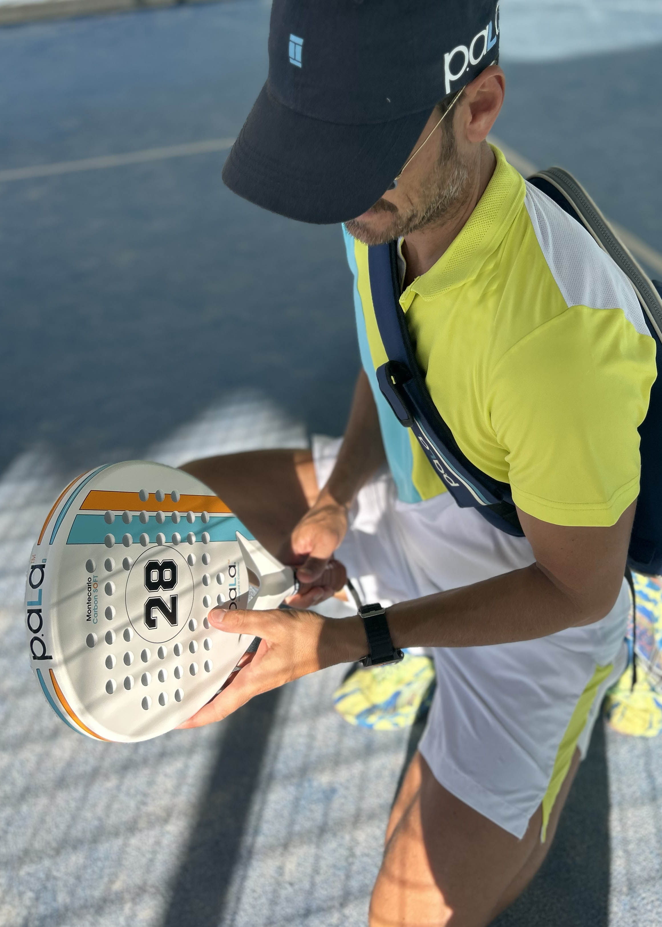 Detailed shot of the P.ala Montecarlo's edge reinforcements for durability and precision