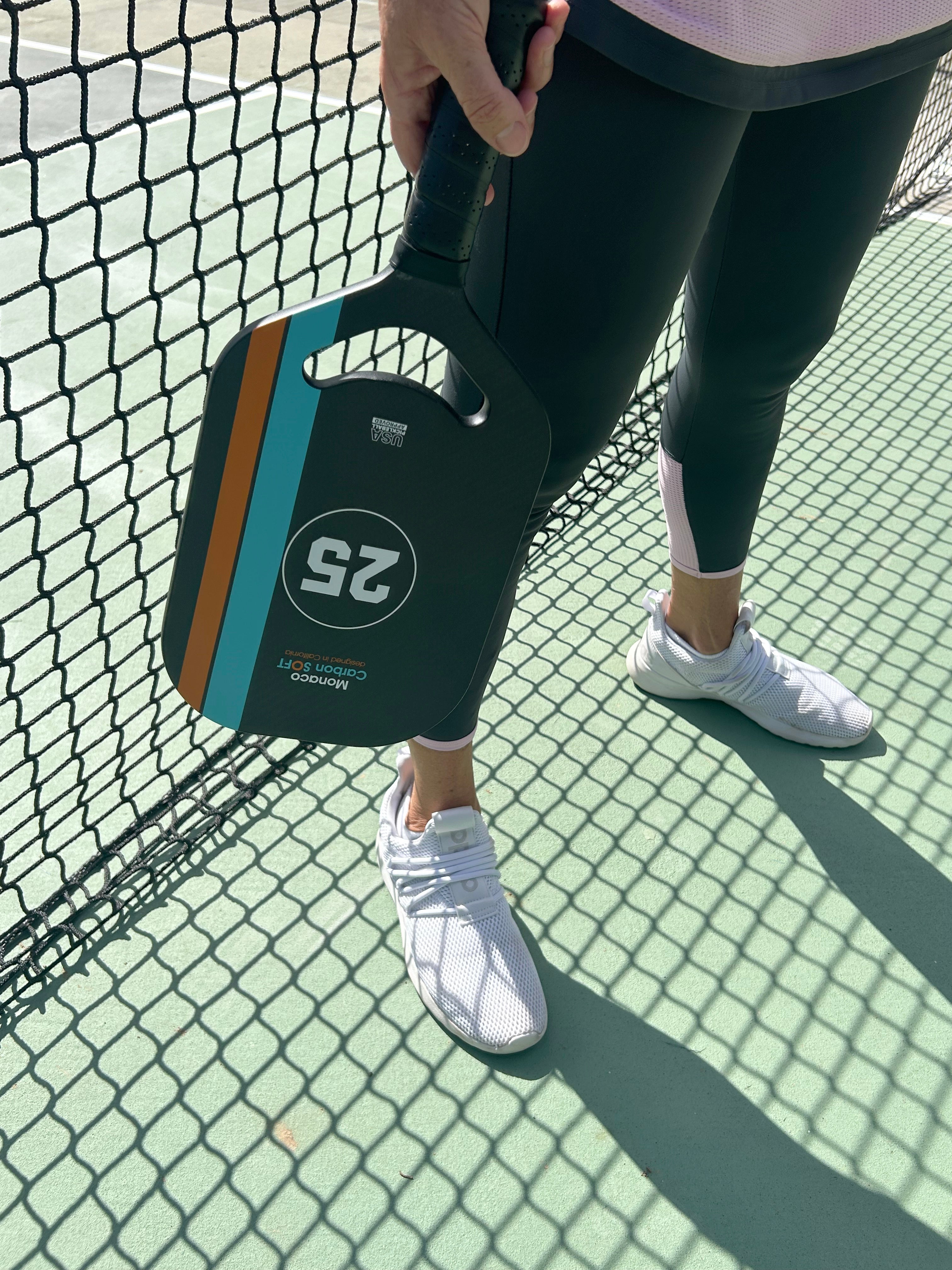 woman playing pickleball monaco soft p.ala