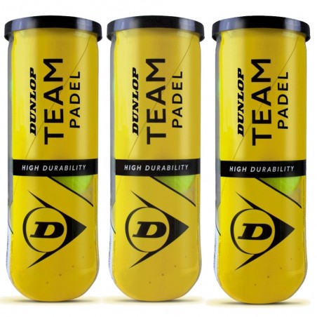 Padel Balls 3 Cans by Dunlop