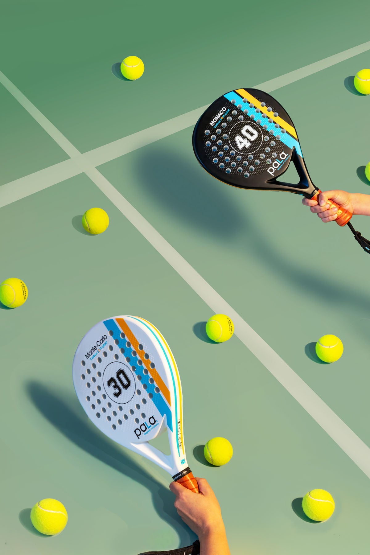 Carbon Fiber Padel Racket Set – 2 Rackets