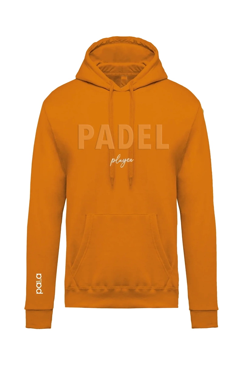 PADEL player hoodie Pumpkin orange
