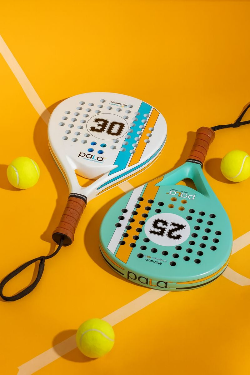 Set of two padel rackets Aqua and White