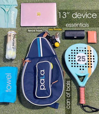 p.ala bag for essentials balls wallet phone padel balls towel and key holder