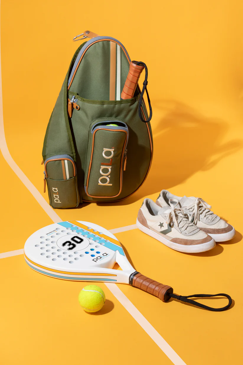 Set P.ala Padel Racket and  Green Padel Bag