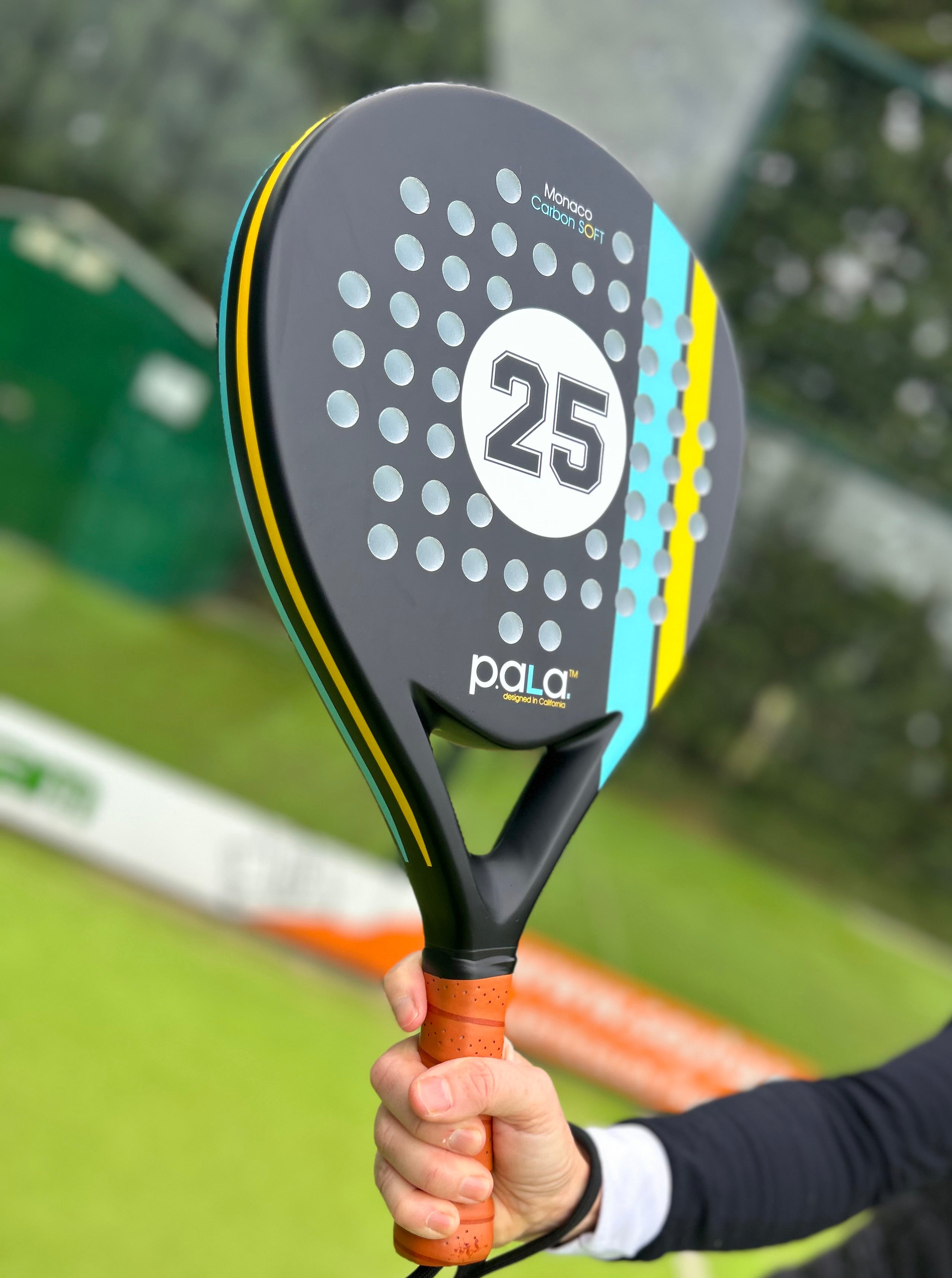 PALA PADEL RACKET WITH FAUX LEATHER GRIP